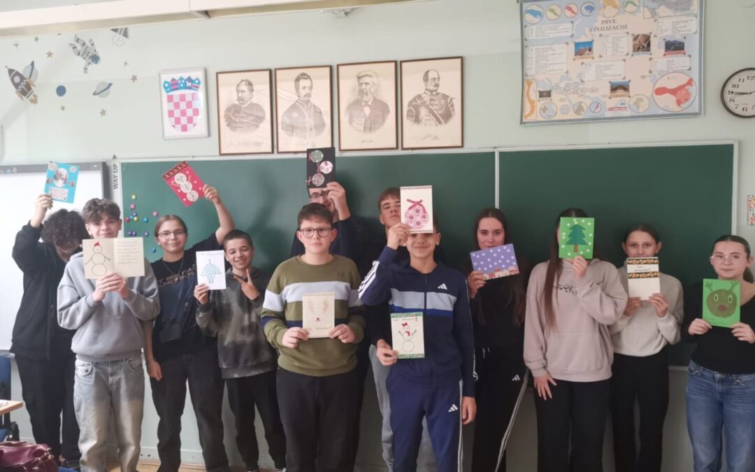 Razmjena čestitki s učenicima iz Poljske