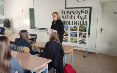 ŽUPANIJSKO NATJECANJE IZ BIOLOGIJE U OŠ LJUDEVITA GAJA