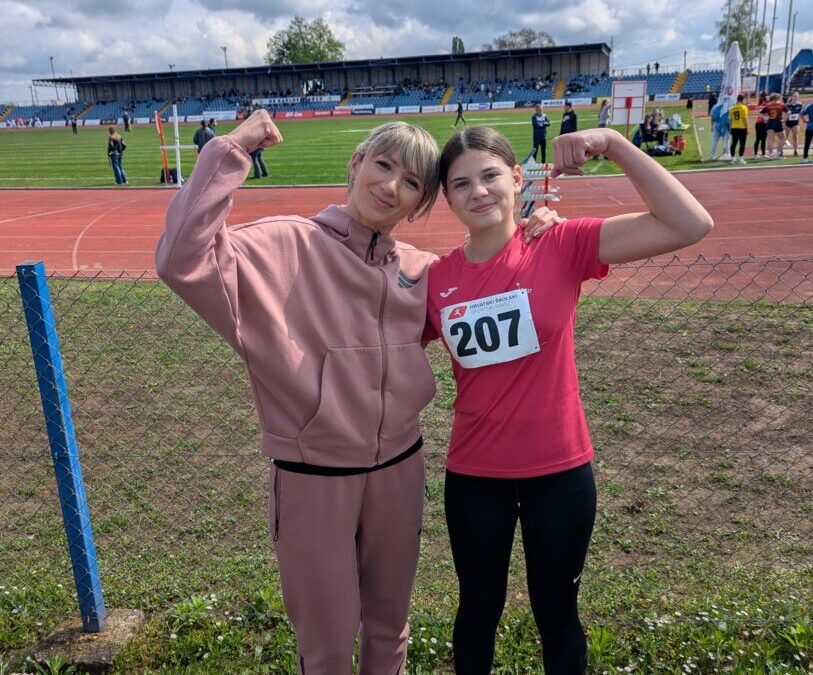 Veliki uspjeh naših atletičara u Karlovcu: Borna Radošić prvakinja Hrvatske!