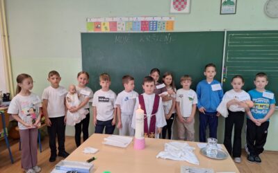 Moje krštenje u 1.a i 1. b razredu