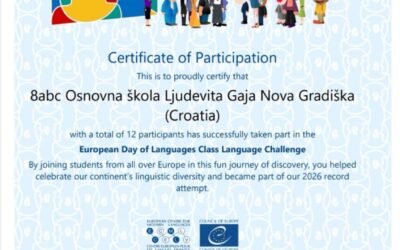 Učenici osmih razreda obilježili Europski dan jezika