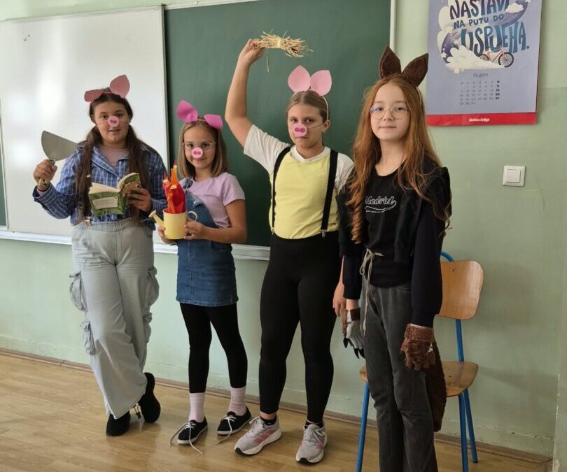 Učenice oživjele bajku „Tri praščića“